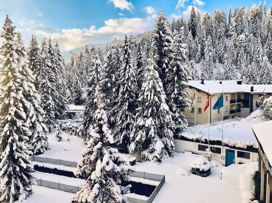 Modern Laax Apt, Swimming Pools, Wellness & Tennis Buitenkant foto